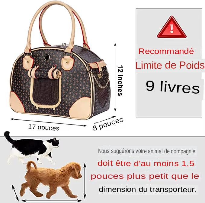 Découvrez notre sac à main en cuir pour petits animaux de compagnie, l'accessoire parfait pour voyager avec style et confort. Sac de transport pour animaux de compagnie, sac de transport en cuir PU, sac de transport pour chien, sac de transport pour chat, sac de transport pour petit animal.