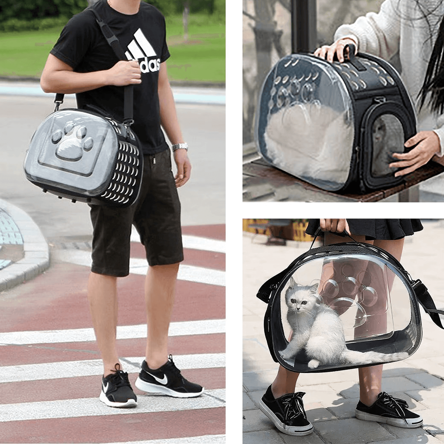 Découvrez notre sac à dos transparent pliable pour animaux de compagnie, idéal pour les voyages et les sorties avec votre chat ou petit chien. Sac à dos pour animaux, sac à dos transparent, sac à dos pliable, sac à dos pour chat, sac à dos pour chien, sac à dos pour animaux de compagnie, sac à dos pour voyages, sac à dos pour randonnées, sac à dos pour avion, sac à dos pour vétérinaire, sac à dos confortable, sac à dos sécurisé, sac à dos léger.