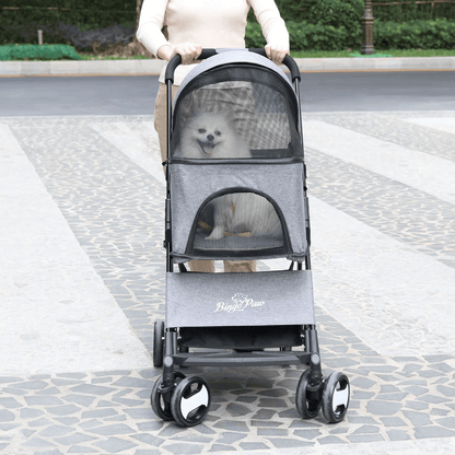 Découvrez notre grande poussette pour animaux de compagnie avec chariot amovible, conçue pour offrir confort et sécurité à vos chiens et chats lors de vos promenades. Grande poussette pour animaux de compagnie, poussette pour chien, poussette pour chat, chariot amovible, poussette animaux, poussette confortable, poussette sécurisée, poussette omnidirectionnelle, poussette pliable, poussette avec frein, poussette pour animaux de taille moyenne.