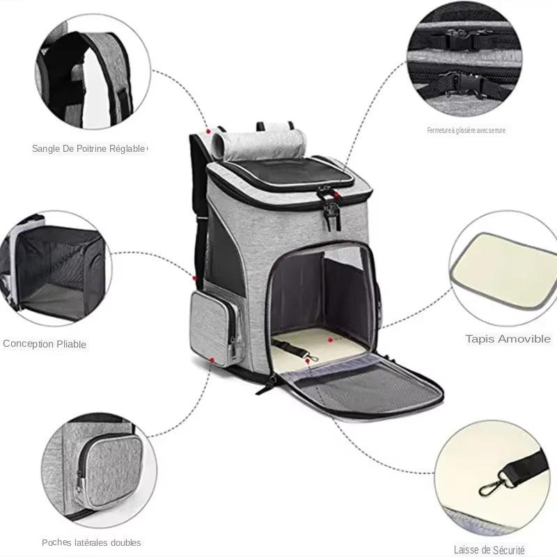 Découvrez notre sac à dos extensible pour animaux de compagnie, parfait pour transporter votre compagnon à quatre pattes en toute sécurité et confort. Sac à dos pour animaux, sac à dos pour chat, sac à dos pour chien, sac à dos extensible, sac à dos pour animaux de compagnie, sac à dos pour chat petit, sac à dos pour chat moyen, sac à dos pour chien petit, sac à dos pour chien moyen, sac à dos pour animaux de compagnie confortable.