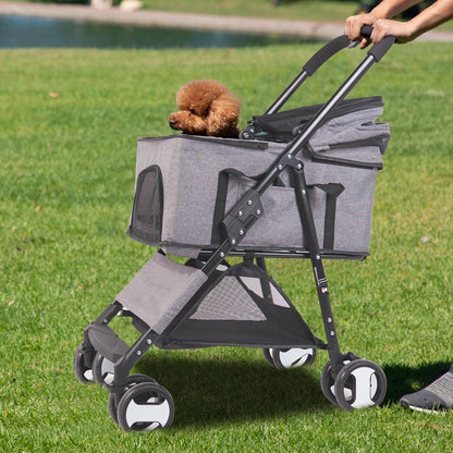 Découvrez notre grande poussette pour animaux de compagnie avec chariot amovible, conçue pour offrir confort et sécurité à vos chiens et chats lors de vos promenades. Grande poussette pour animaux de compagnie, poussette pour chien, poussette pour chat, chariot amovible, poussette animaux, poussette confortable, poussette sécurisée, poussette omnidirectionnelle, poussette pliable, poussette avec frein, poussette pour animaux de taille moyenne.