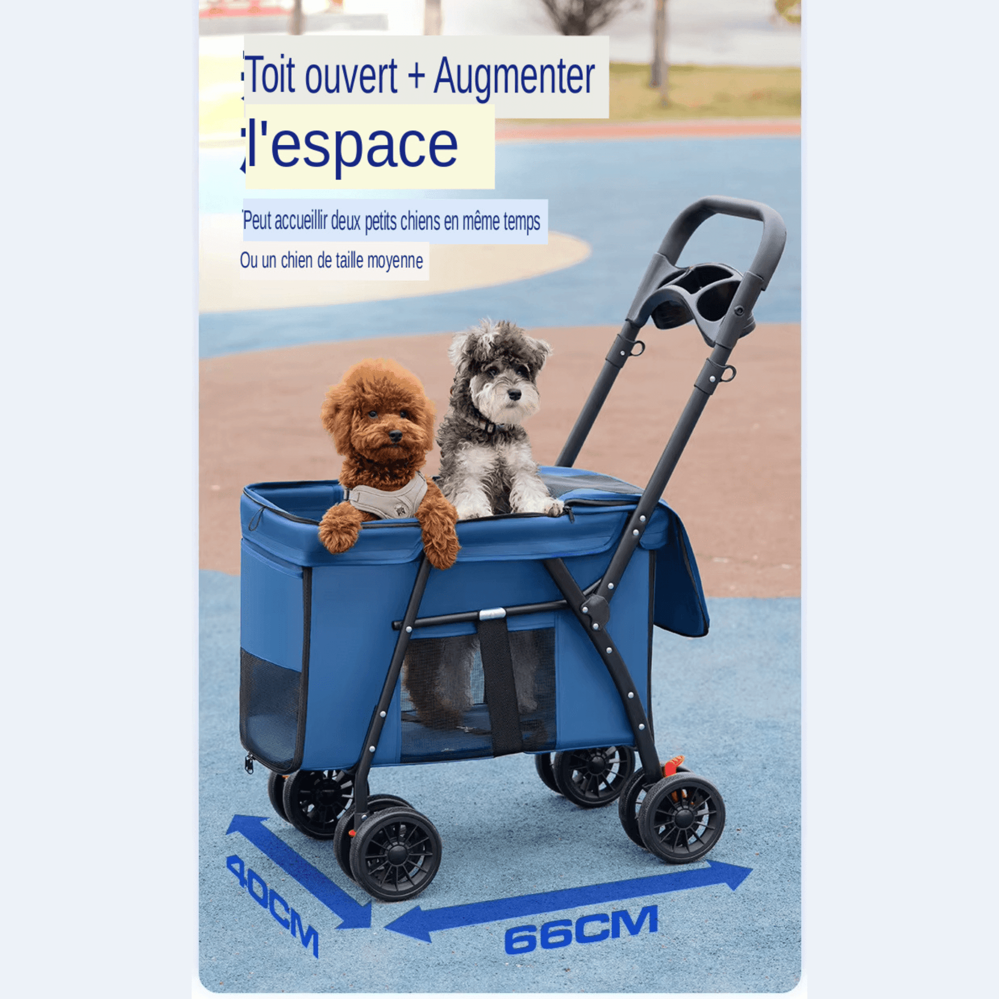 Découvrez la poussette pour petit chien, conçue spécialement pour offrir confort et sécurité à votre compagnon à quatre pattes. Poussette pour petit chien, poussette chien, poussette petit chien, poussette chien confort, poussette chien sécurité, poussette chien promenade, poussette chien voyage, poussette chien parc, poussette chien aventure, poussette chien design, poussette chien robuste, poussette chien durable.