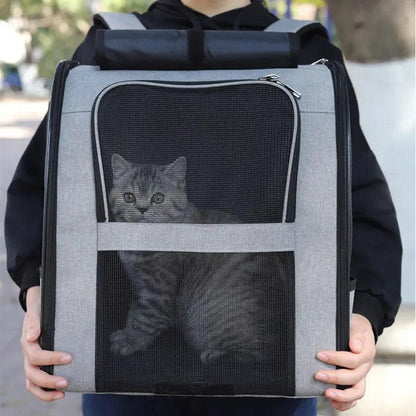 Découvrez notre gamme de sacs à dos respirants pour animaux de compagnie, conçus pour offrir confort et sécurité à vos chats, chiens et autres petits animaux lors de vos déplacements. Sac à dos respirant pour animaux de compagnie, sac à dos pour chat respirant, sac à dos pour chien respirant, sac de transport pour animal respirant, sac à dos ventilé pour animal, sac à dos pour chat ventilé, sac à dos pour chien ventilé, sac de voyage pour animal respirant, sac de promenade pour animal respirant.