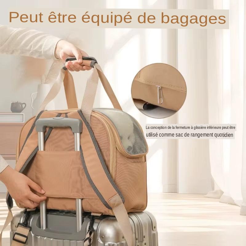 Découvrez notre sac de transport multifonctionnel pour animaux de compagnie, idéal pour voyager en toute sécurité avec votre compagnon à quatre pattes. Sac de transport pour animaux, sac de transport pour chien, sac de transport pour chat, sac multifonctionnel, sac de voyage pour animaux, sac de transport sécurisé, sac de transport confortable, sac de transport pour voyager, sac de transport pour chien petit, sac de transport pour chien moyen.