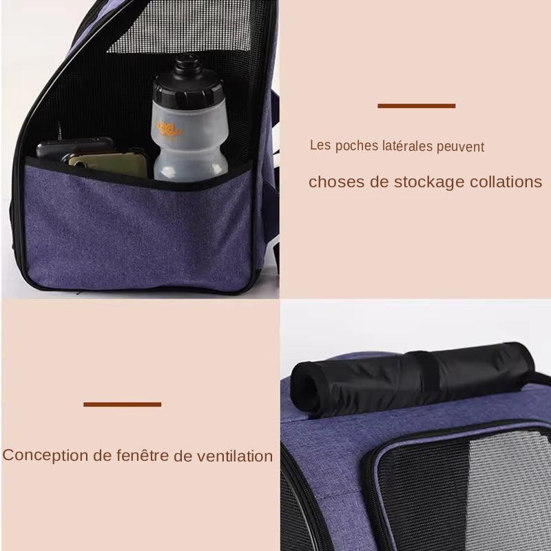 Découvrez notre gamme de sacs à dos respirants pour animaux de compagnie, conçus pour offrir confort et sécurité à vos chats, chiens et autres petits animaux lors de vos déplacements. Sac à dos respirant pour animaux de compagnie, sac à dos pour chat respirant, sac à dos pour chien respirant, sac de transport pour animal respirant, sac à dos ventilé pour animal, sac à dos pour chat ventilé, sac à dos pour chien ventilé, sac de voyage pour animal respirant, sac de promenade pour animal respirant.