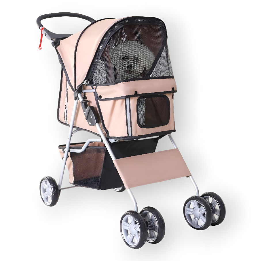 Poussette pliable pour animaux de compagnie