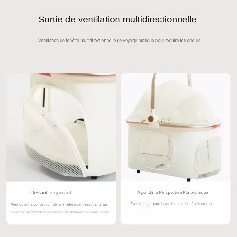 Découvrez notre chariot pour animaux de compagnie, conçu pour offrir confort et sécurité à vos compagnons à quatre pattes lors de vos déplacements. Chariot pour animaux de compagnie, chariot pour chien, chariot pour chat, chariot pliable pour animaux, chariot pour animaux de compagnie de qualité, chariot pour chien de promenade, chariot pour chat de voyage, chariot pour animaux de compagnie confortable, chariot pour chien.