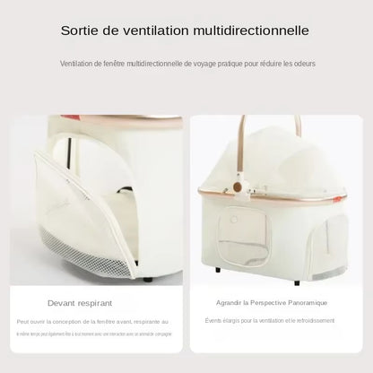 Découvrez notre chariot pour animaux de compagnie, conçu pour offrir confort et sécurité à vos compagnons à quatre pattes lors de vos déplacements. Chariot pour animaux de compagnie, chariot pour chien, chariot pour chat, chariot pliable pour animaux, chariot pour animaux de compagnie de qualité, chariot pour chien de promenade, chariot pour chat de voyage, chariot pour animaux de compagnie confortable, chariot pour chien.