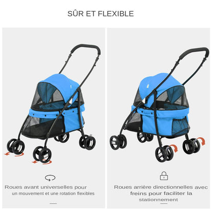 Découvrez le Chariot pliable pour chien, l'accessoire indispensable pour les promenades confortables et sécurisées avec votre animal de compagnie.&nbsp;Chariot pour chien, chariot pliable, chariot pour animal de compagnie, promenade avec chien, confort pour chien, sécurité pour chien, chariot robuste, chariot durable, chariot stable, filet de protection, harnais réglable, chien de petite taille, chien de moyenne taille, chariot pratique.